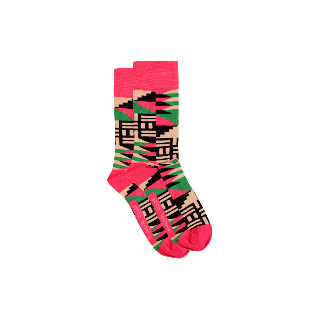 Scholar Pink Socks - Image 3