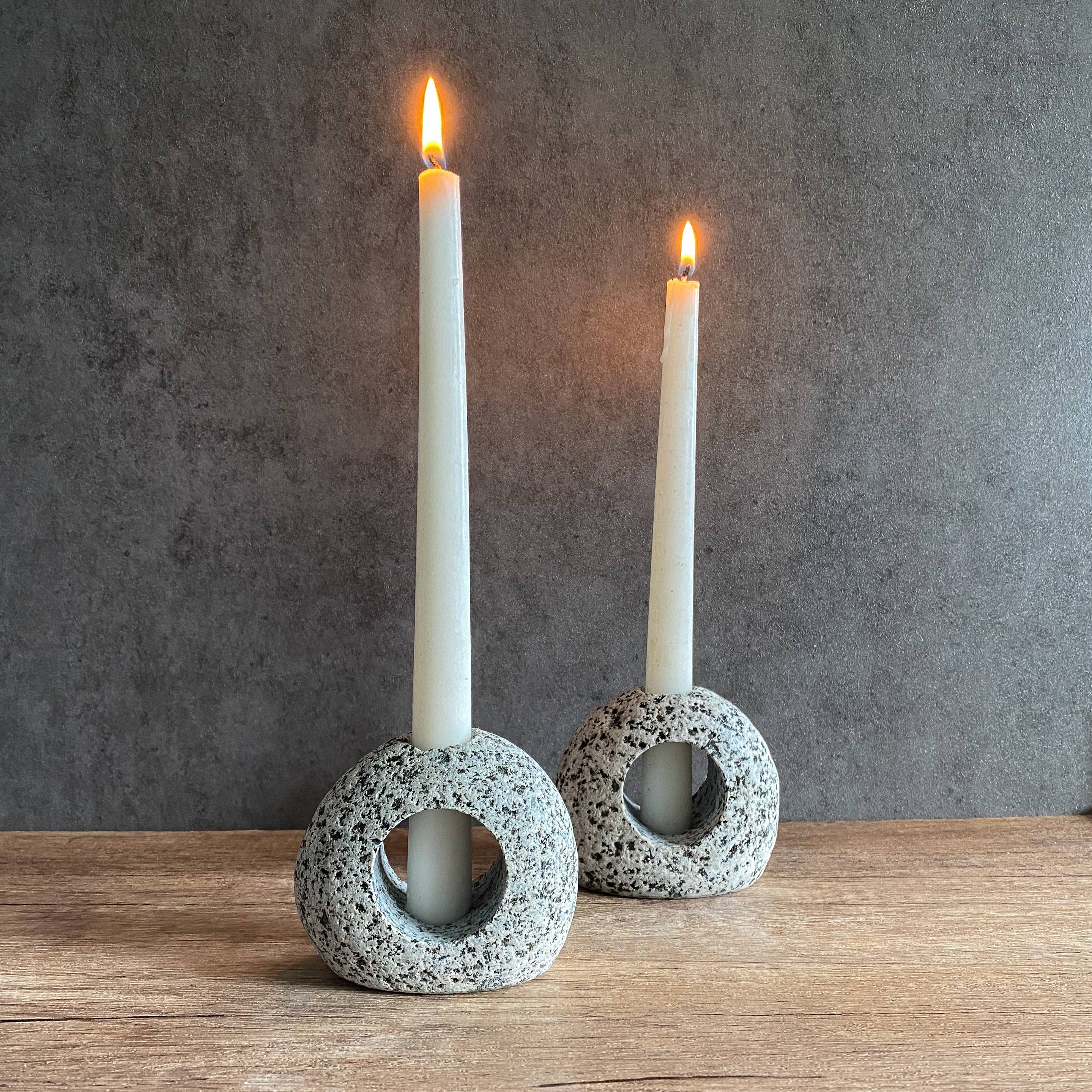 Silhouette Stone Candleholder - Image 2