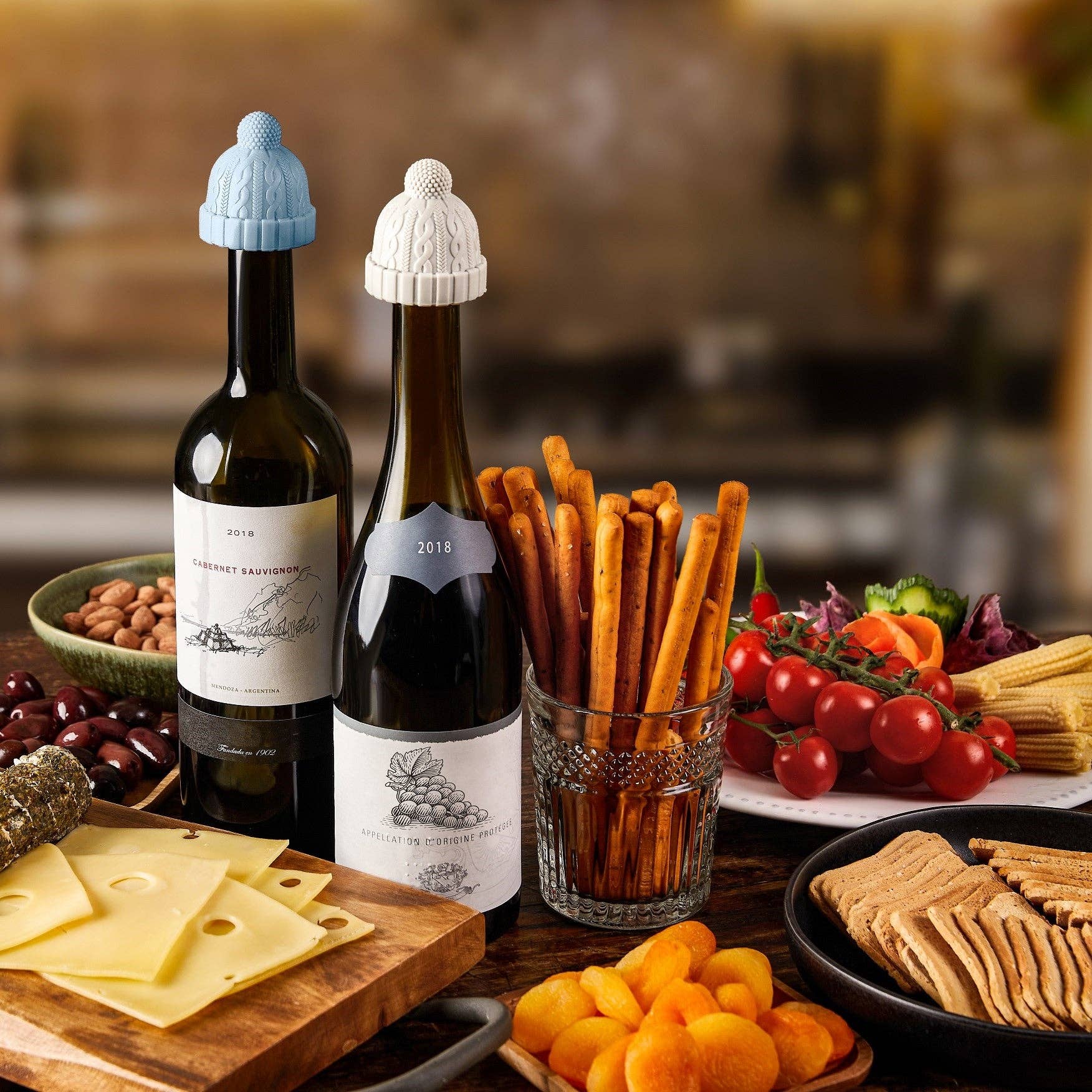 Silicone Hat Wine Bottle Stopper | Beanie - Image 3