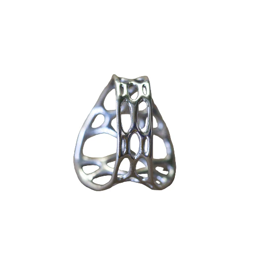 Silver 1-Layer Center Ring - Image 2