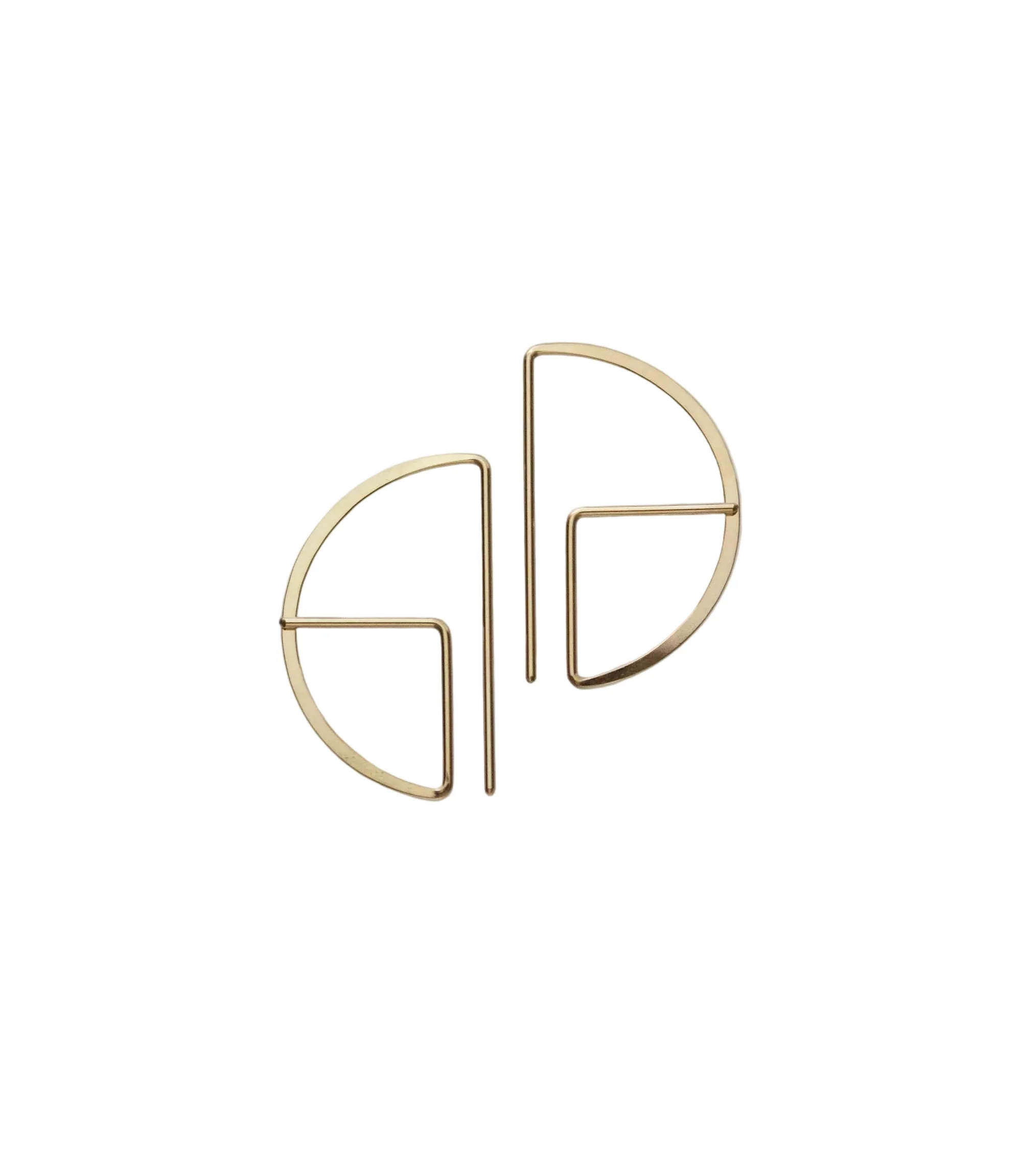 Sm. Round Profile Earrings