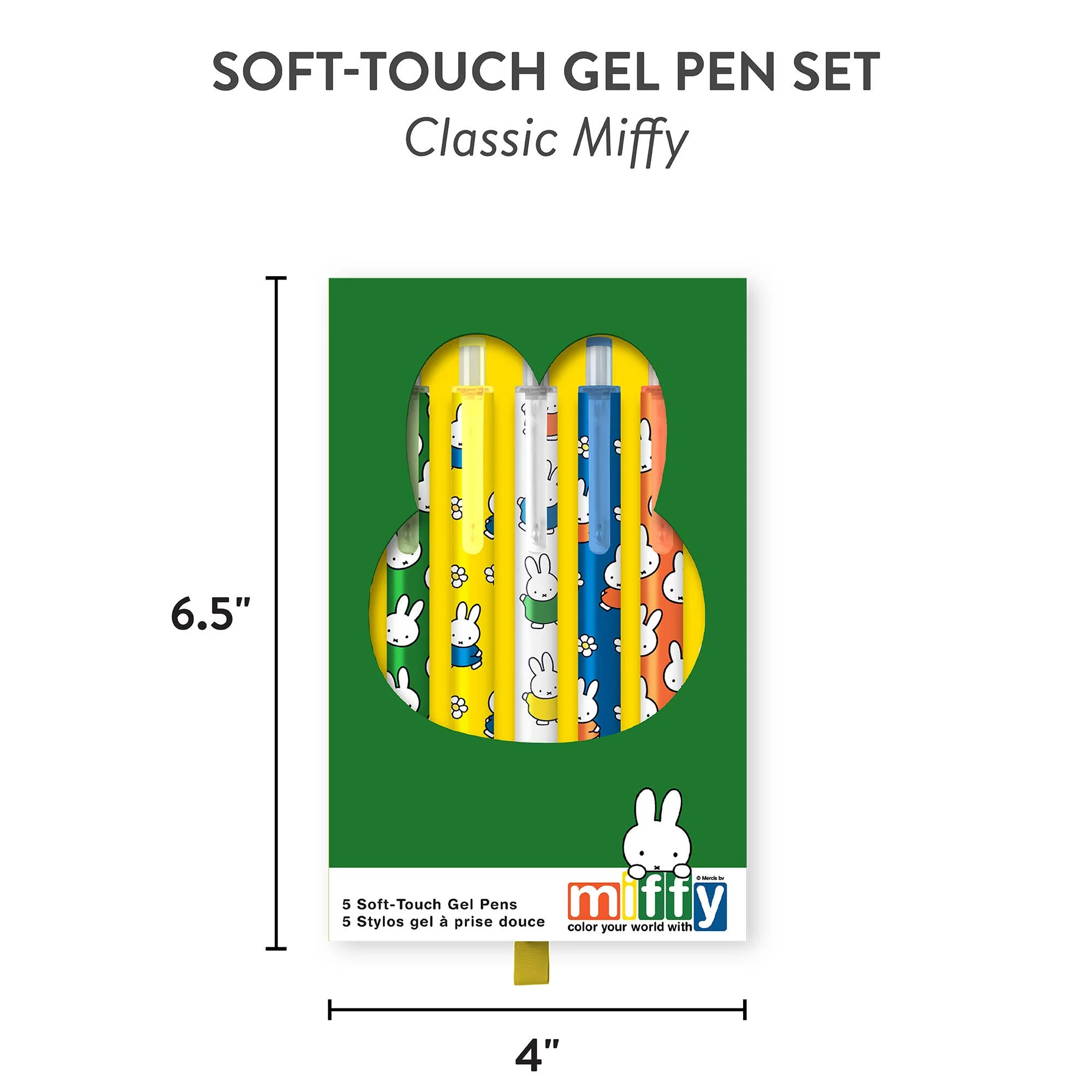 Soft-Touch Gel Pen Set Classic Miffy - Image 4
