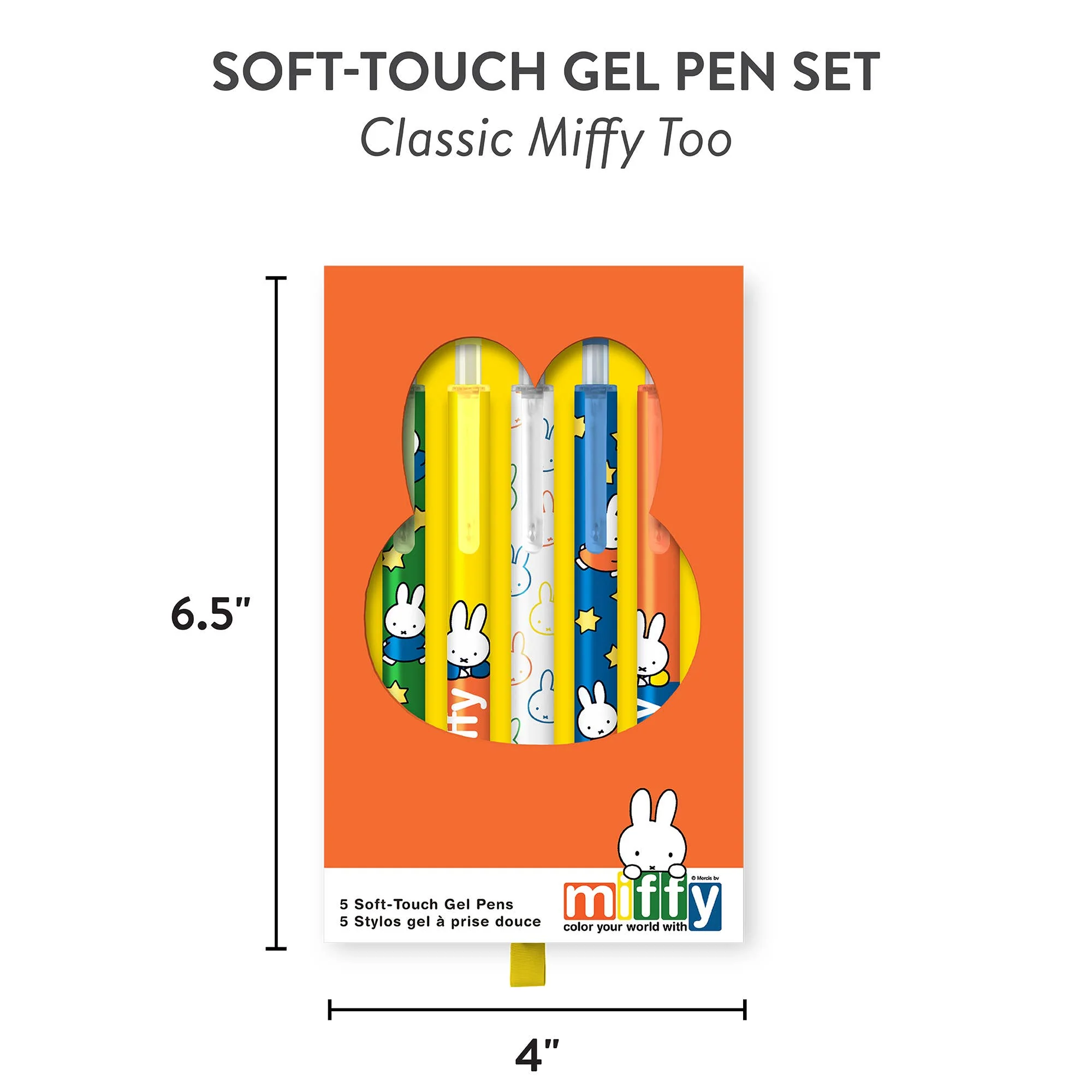 Soft-Touch Gel Pen Set Classic Miffy Too - Image 4