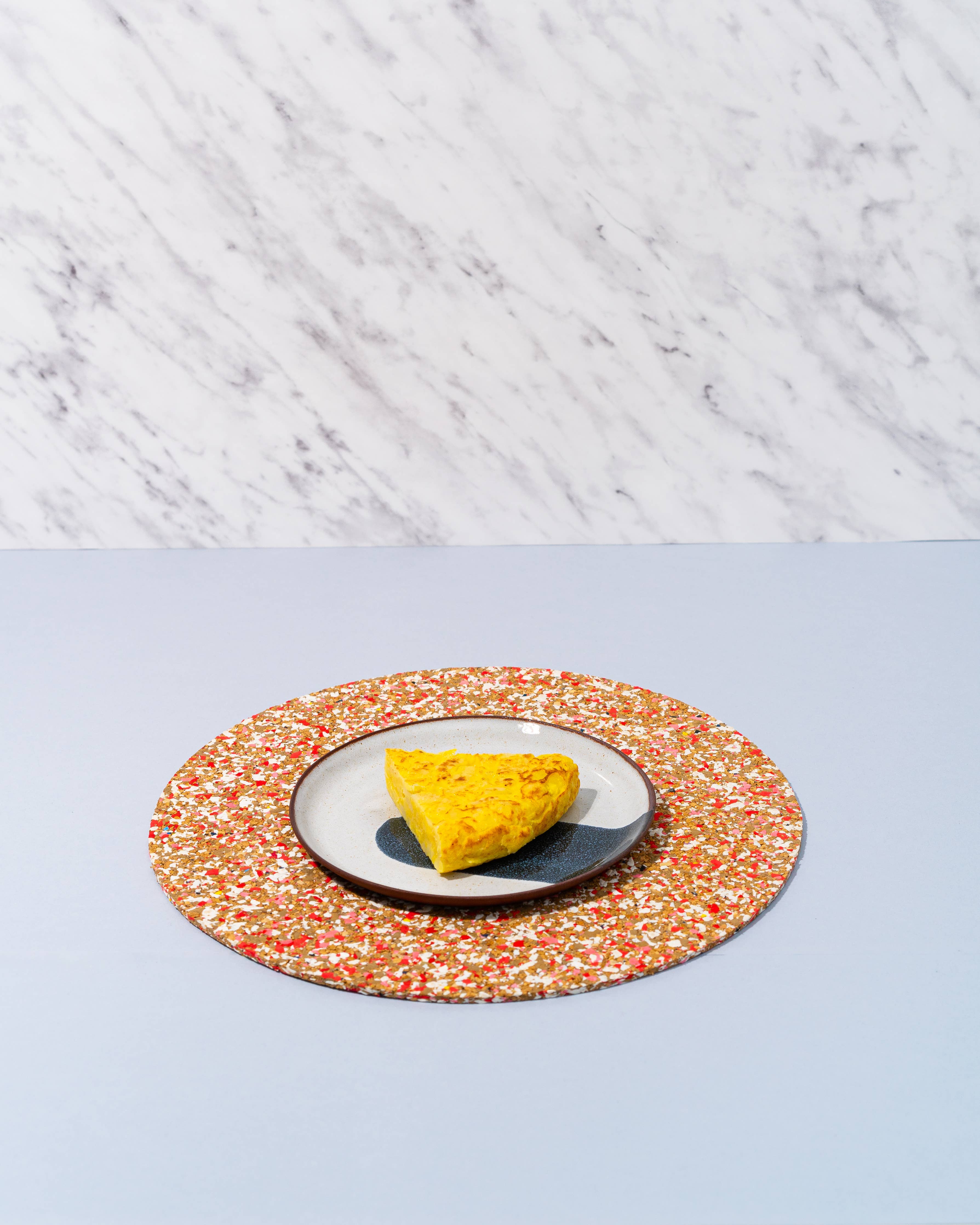 Speckled Cork Placemat - Blue - Image 2