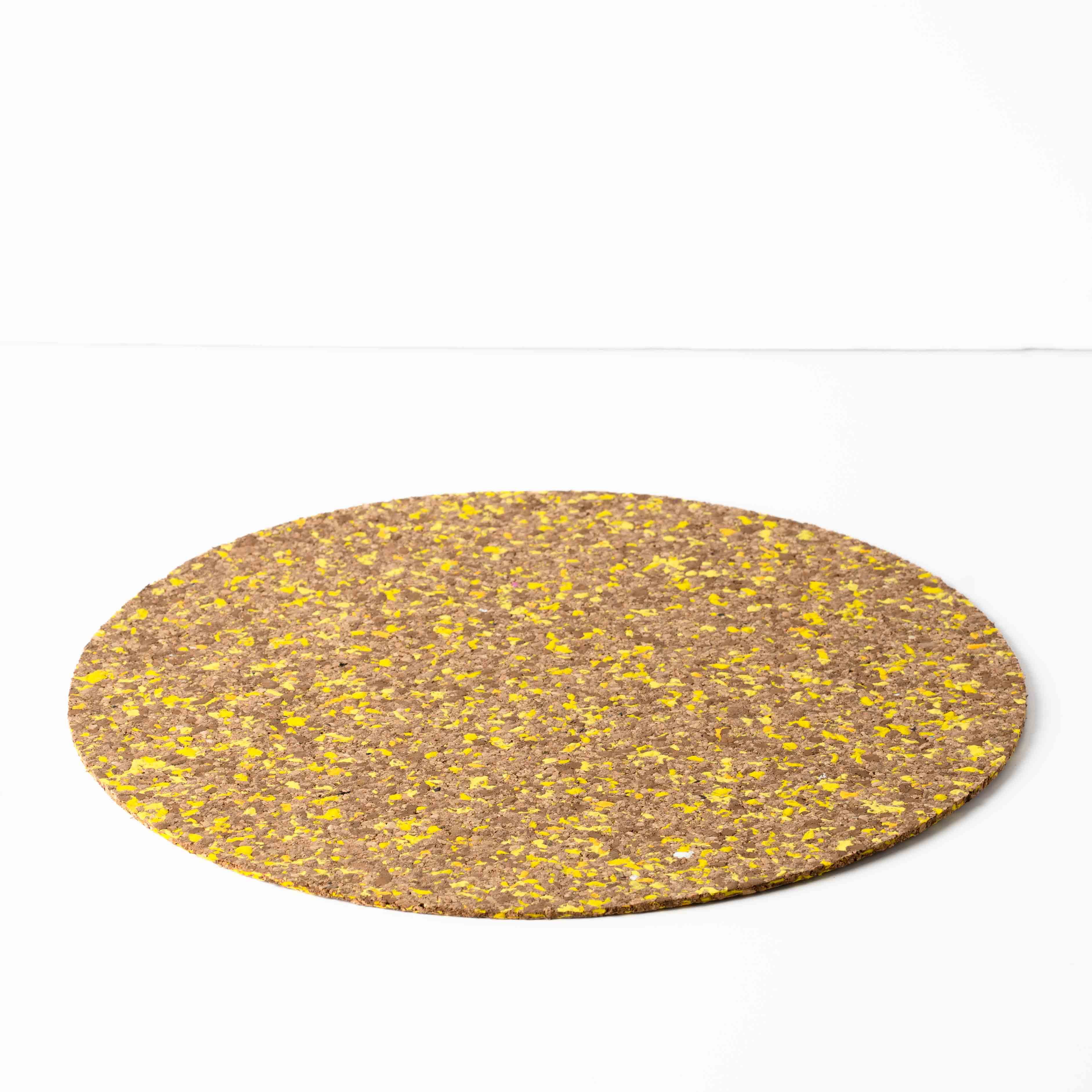 Speckled Cork Placemat - Yellow - Image 2