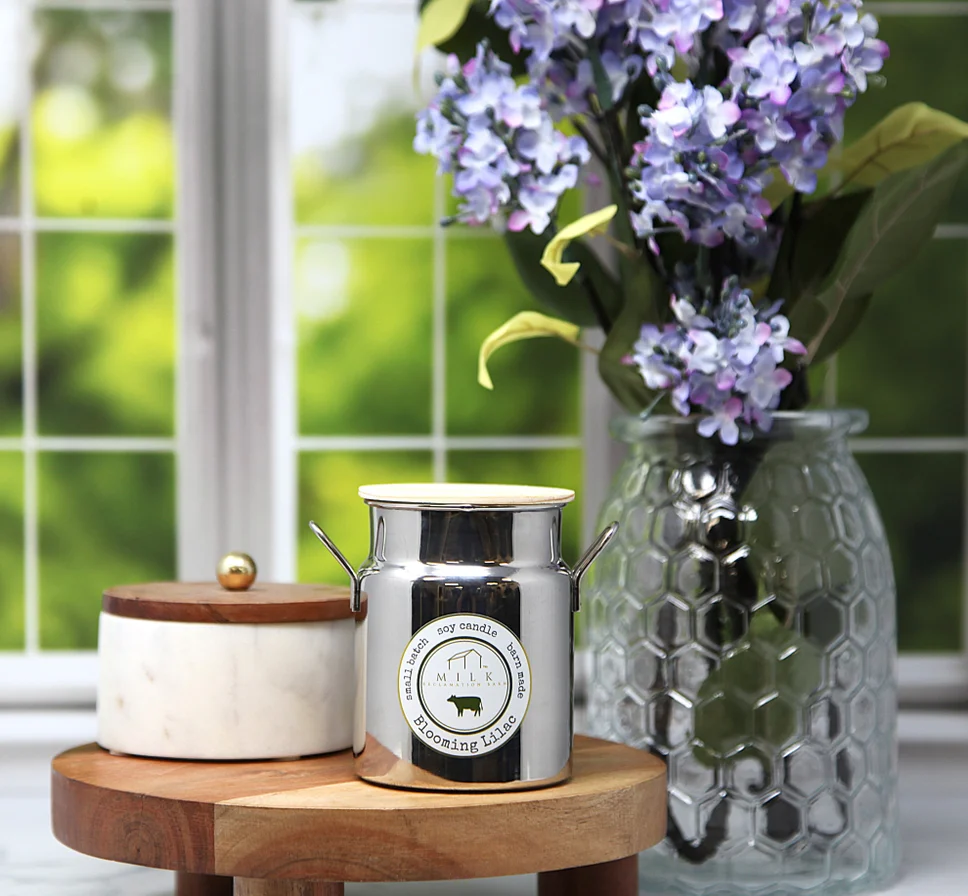 Stainless Milk Churn Candles - 12.5 oz - Image 3