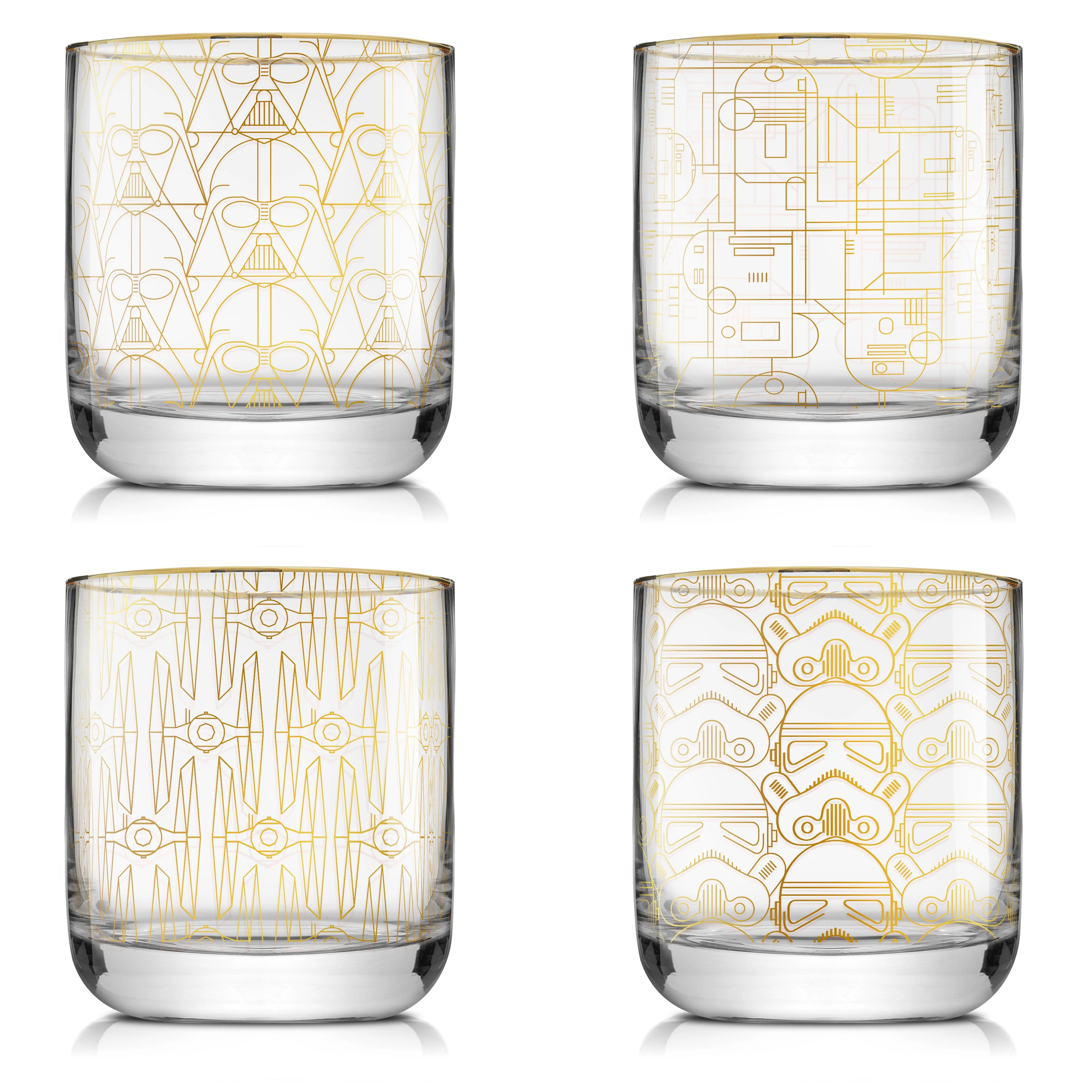 Star Wars™ Deco Drinking Glasses, Set of 4- LIMITED EDITION