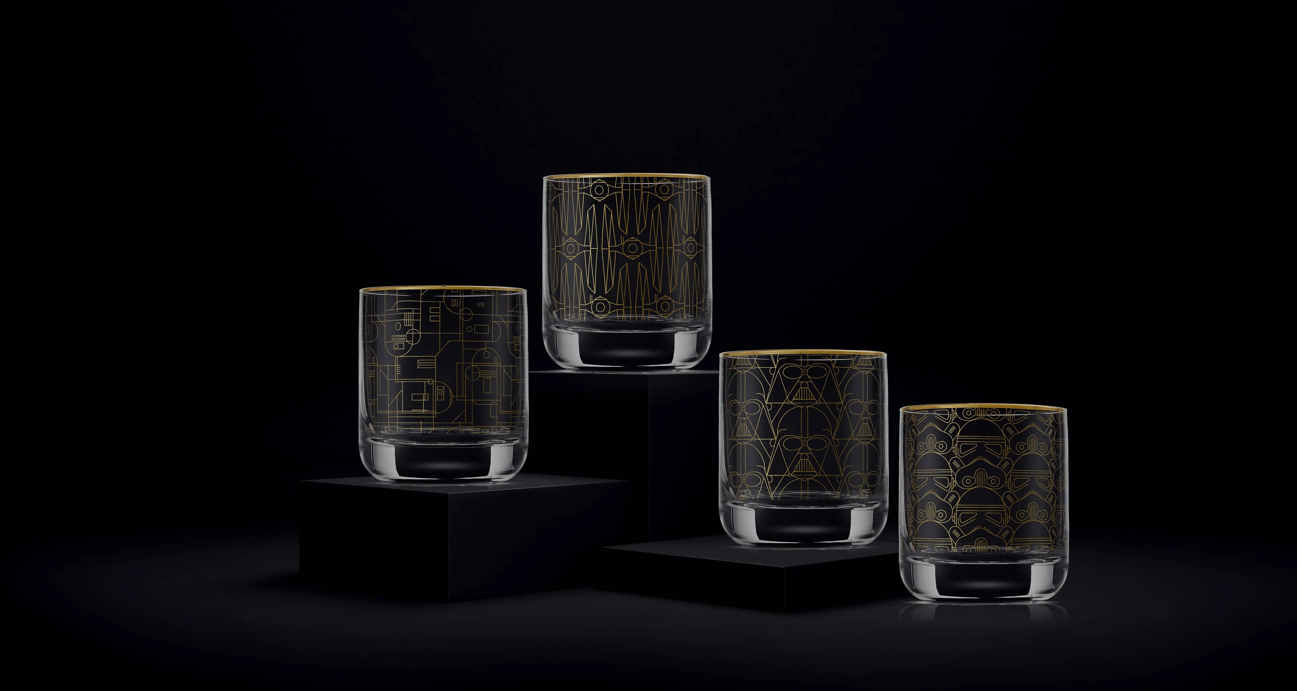 Star Wars™ Deco Drinking Glasses, Set of 4- LIMITED EDITION - Image 6