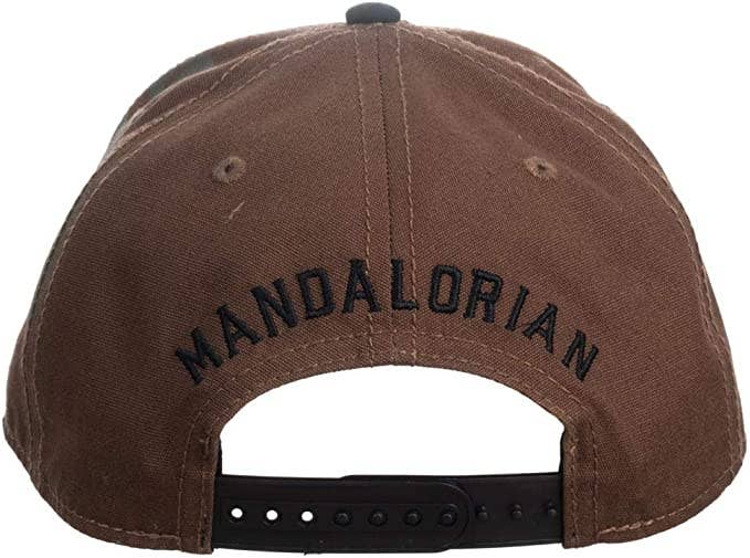Star Wars Mandalorian Grogu Pre-Curved Snapback Hat - Image 4