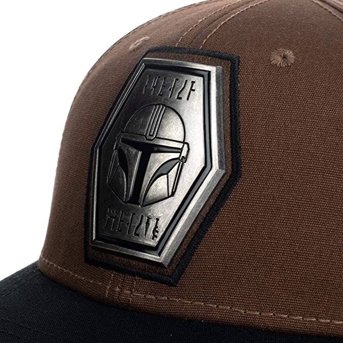 Star Wars Mandalorian Grogu Pre-Curved Snapback Hat - Image 5