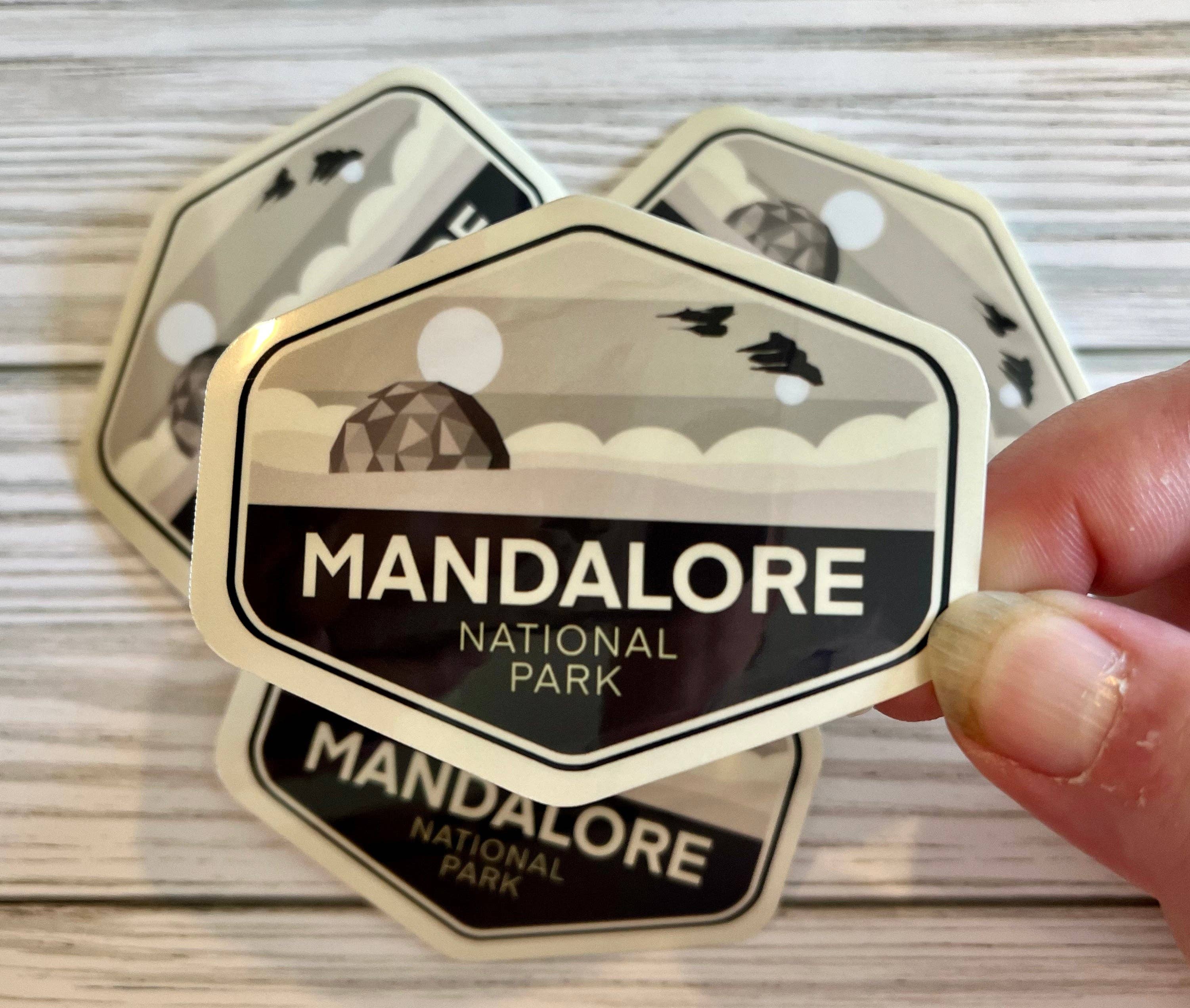 Star Wars National Park, Mandalore, Vinyl Sticker - Image 2