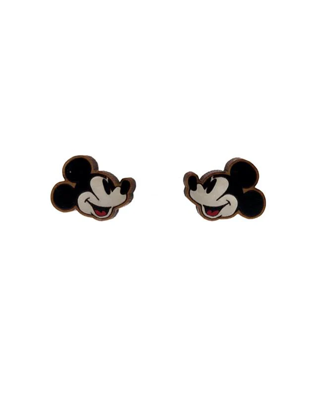 Steamboat Willie Mickey Mouse Stud Earrings