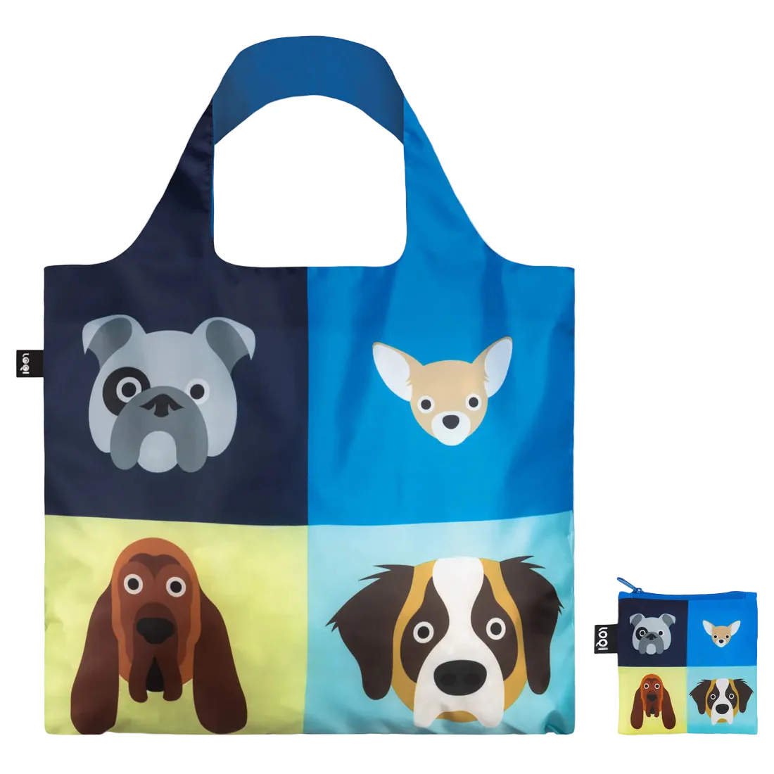 STEPHEN CHEETHAM Dogs Recycled LOQI Bag