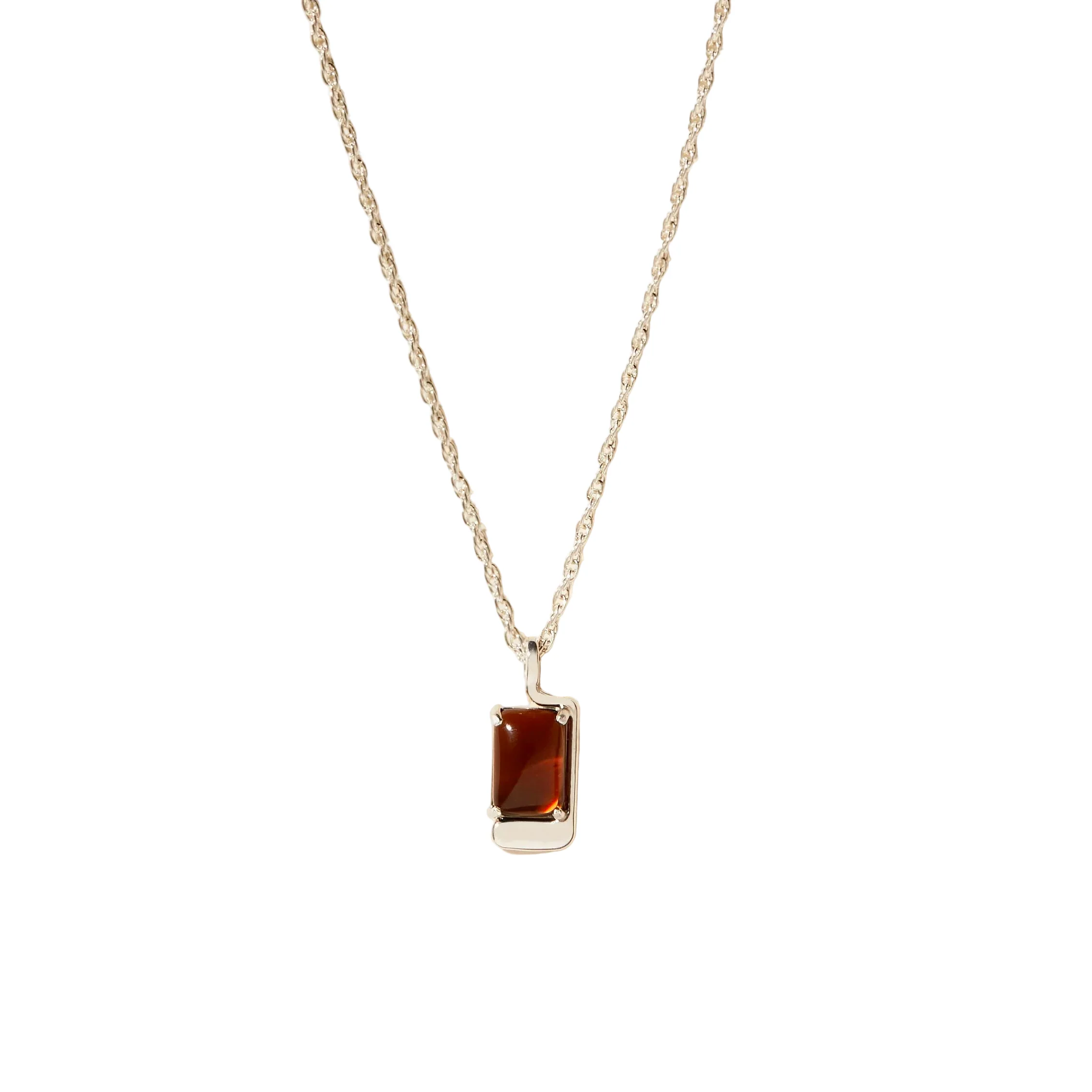 Foster Brown & Silver Necklace