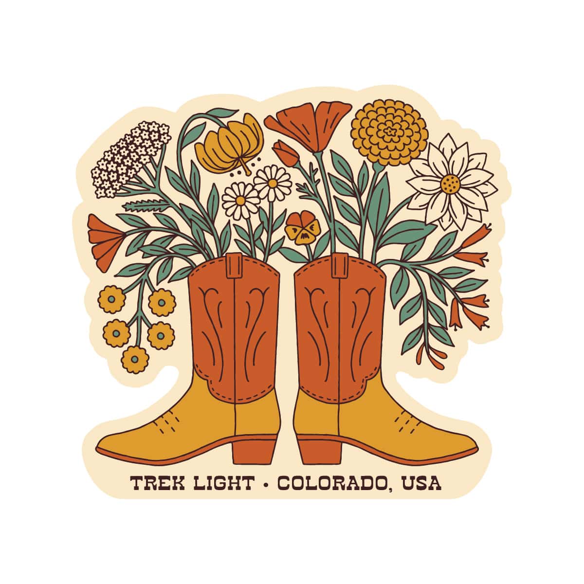 Western Bloom Sticker - Image 2