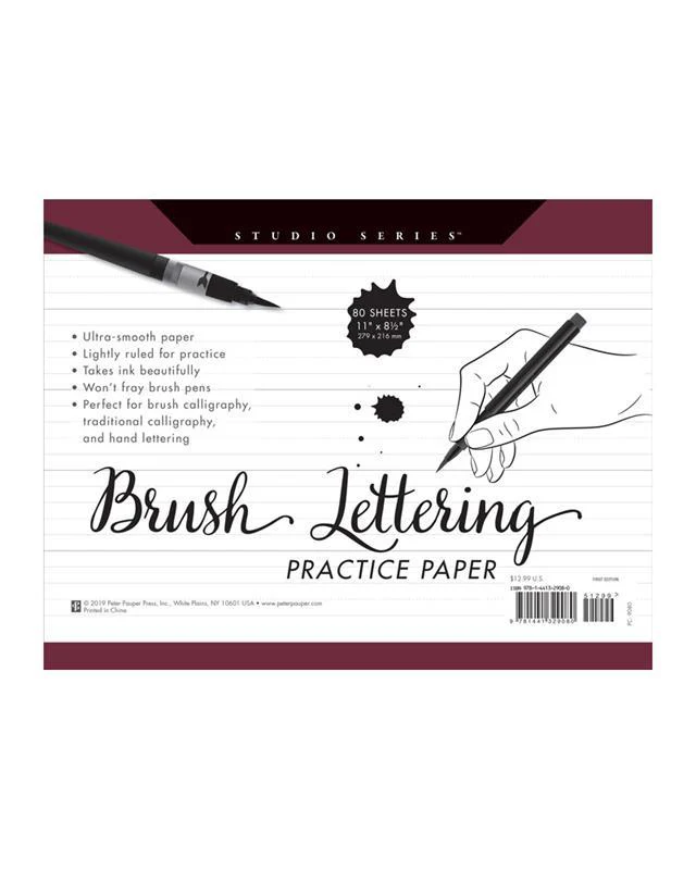 Studio Series - Brush Lettering Practice Paper