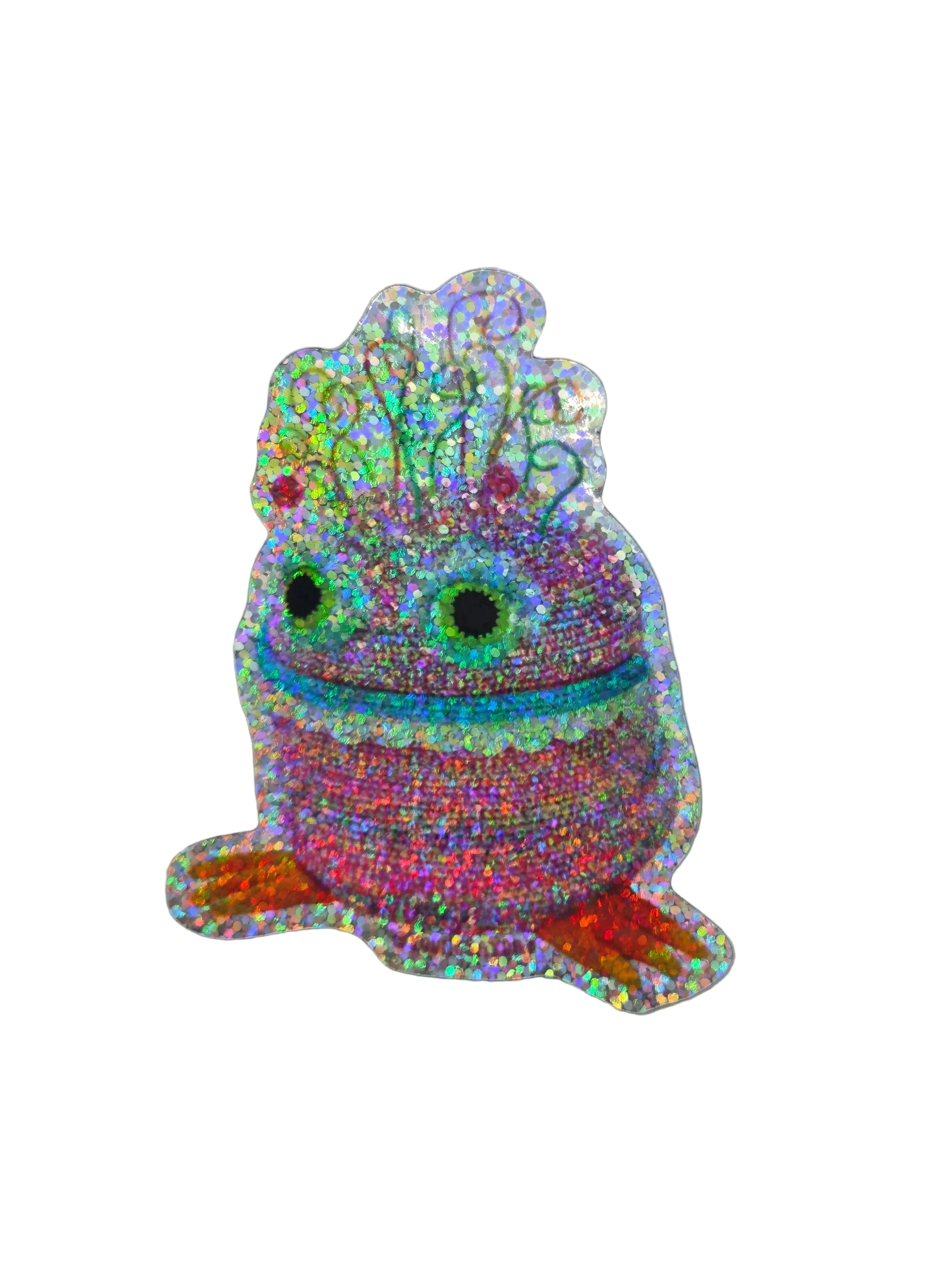 Sugarplum Stress Ball Glitter Halo Stickers