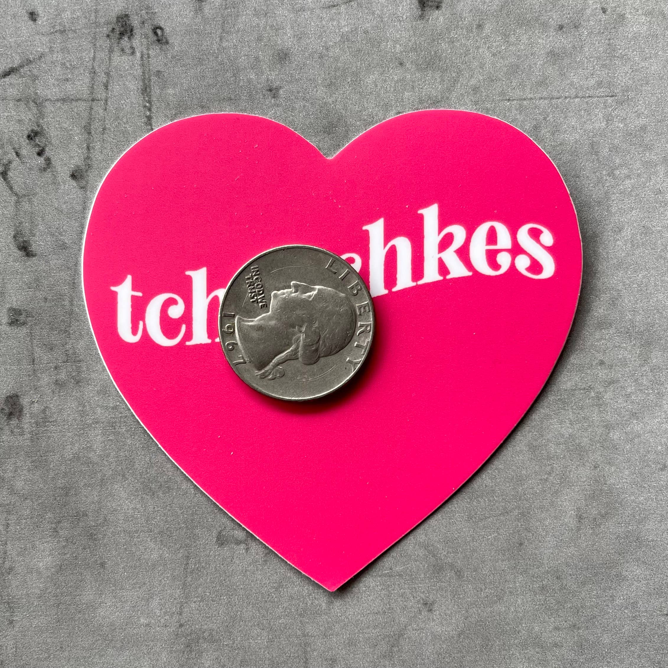 Tchotchkes Heart Sticker - Image 2