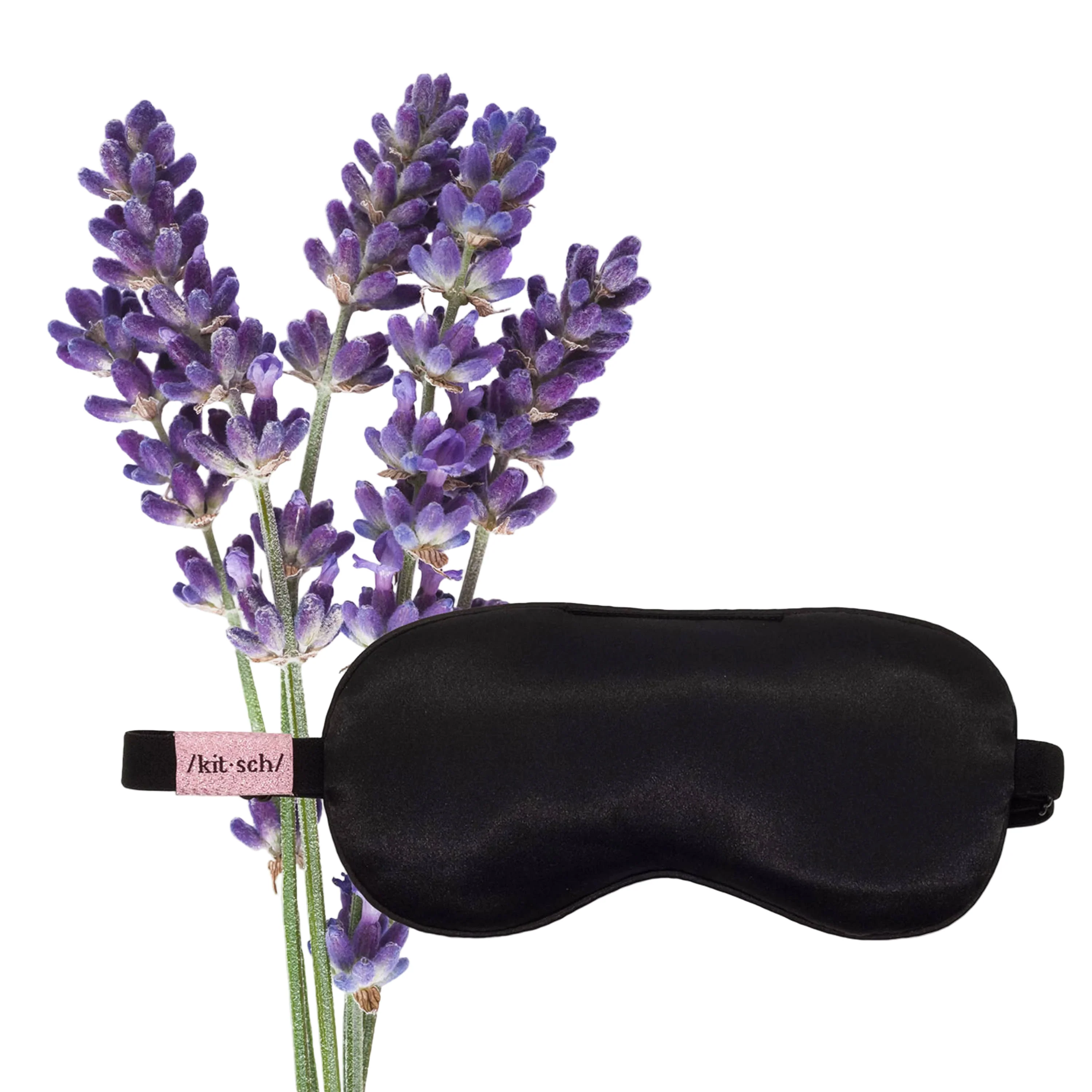The Lavender Weighted Satin Eye Mask - Image 4