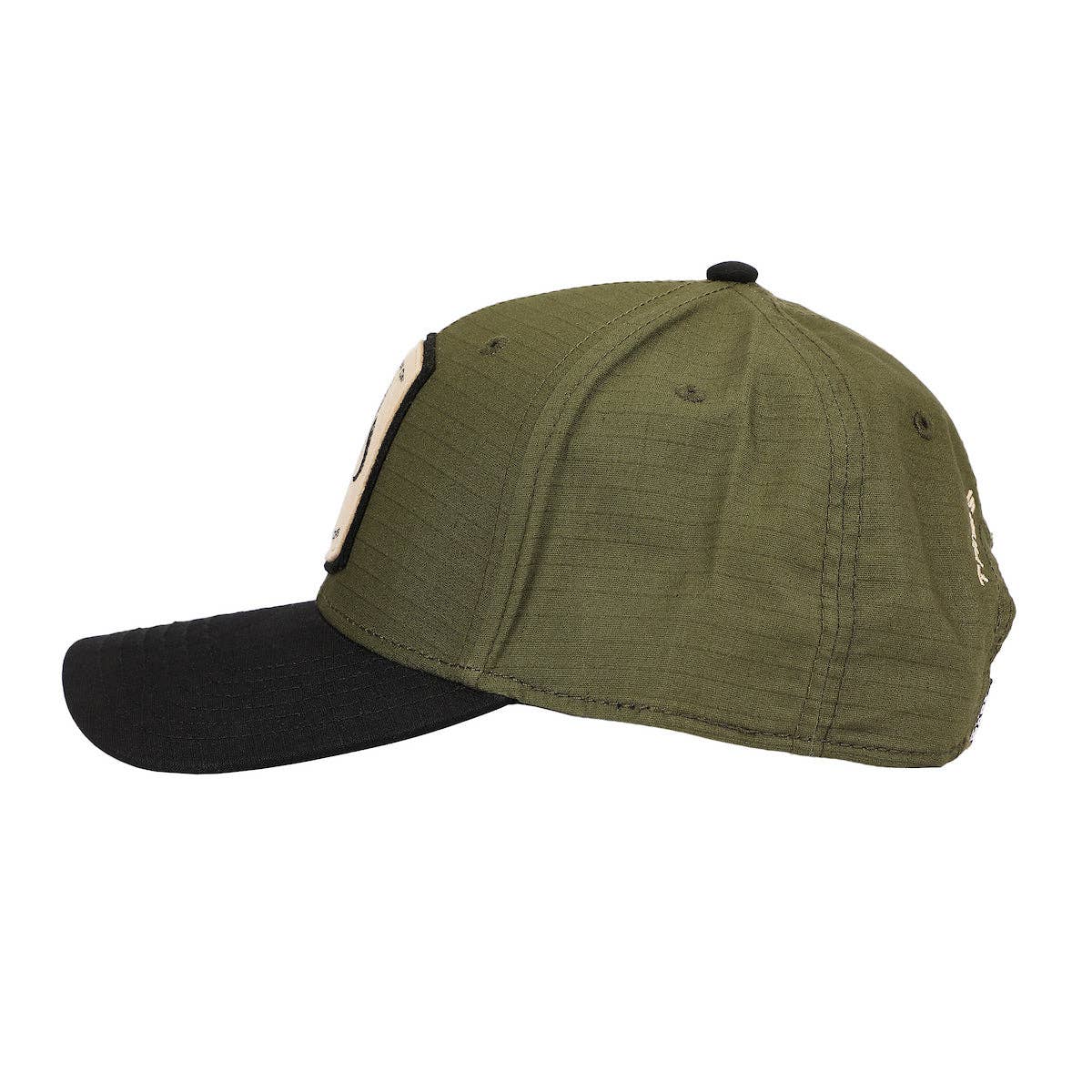 The Mandalorian Sublimated Crest Adult Olive Green Trucker Hat - Image 2