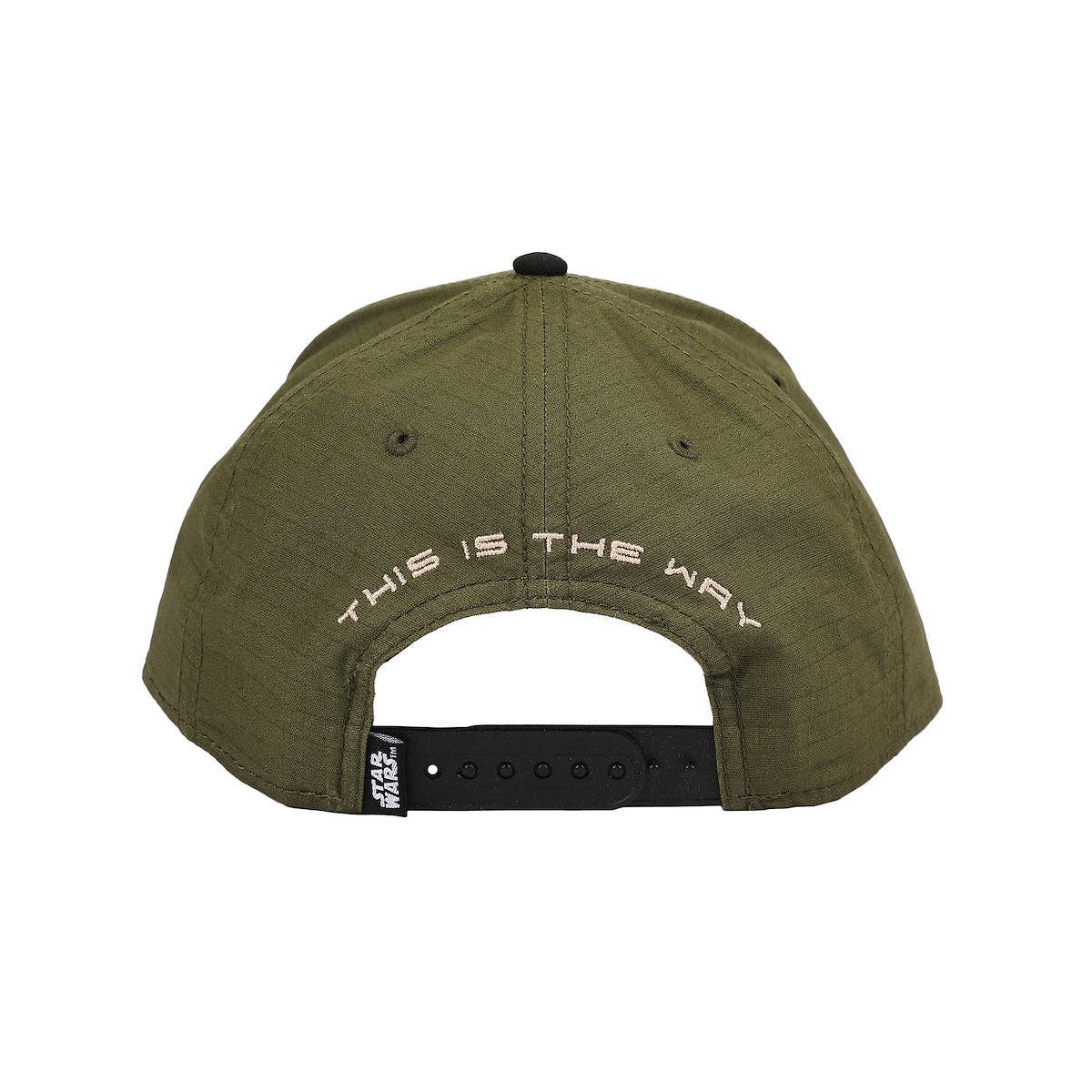 The Mandalorian Sublimated Crest Adult Olive Green Trucker Hat - Image 3