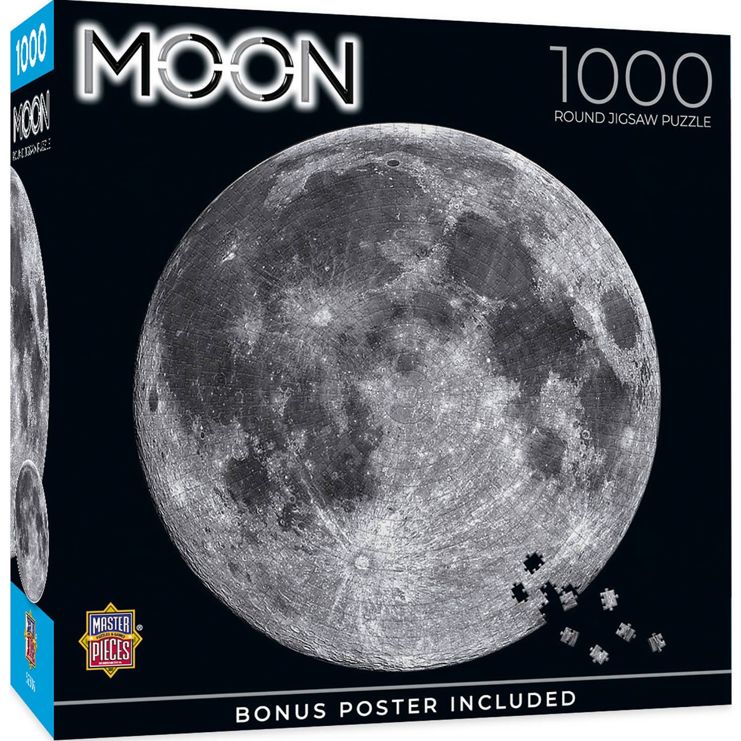 The Moon - 1000 Piece Round Puzzle