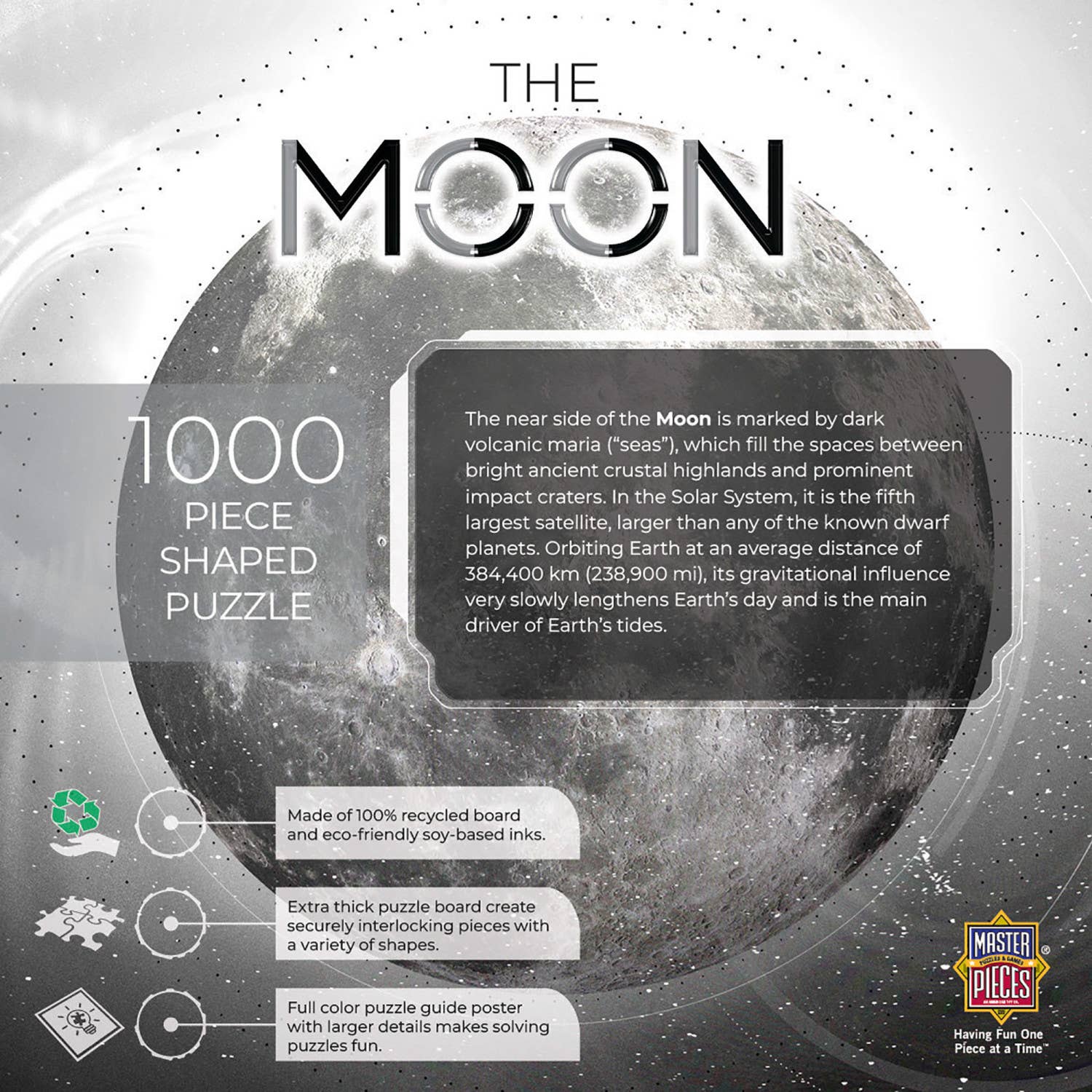 The Moon - 1000 Piece Round Puzzle - Image 3
