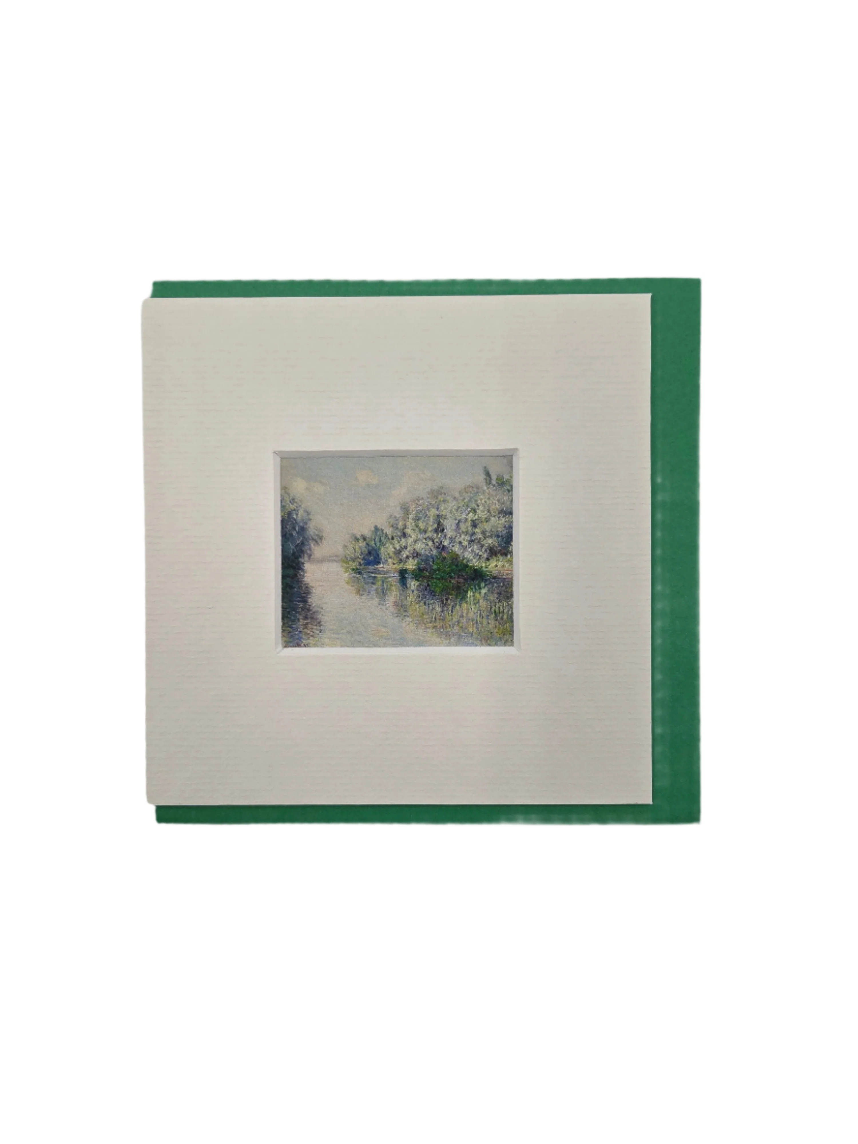 The Seine near Giverny by Monet Notecard