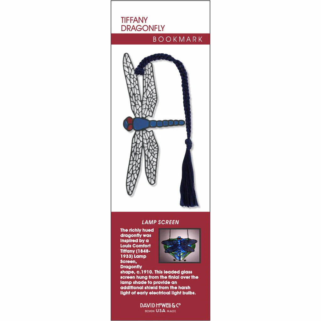Tiffany Dragonfly Metal Bookmark - Image 2