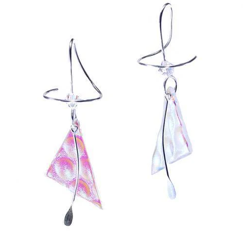 Triangle Dangle Earrings - Image 3