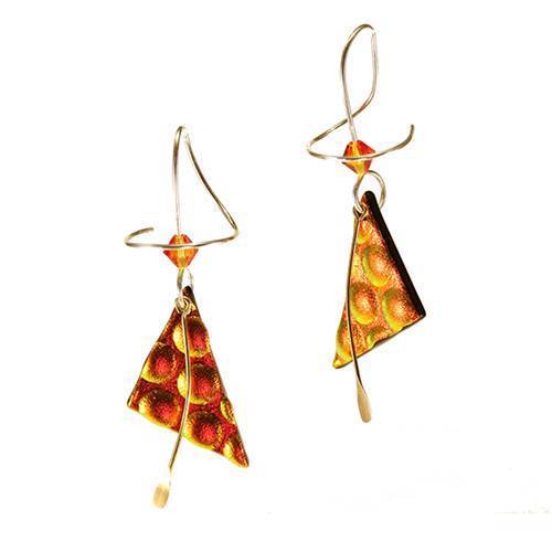 Triangle Dangle Earrings - Image 4