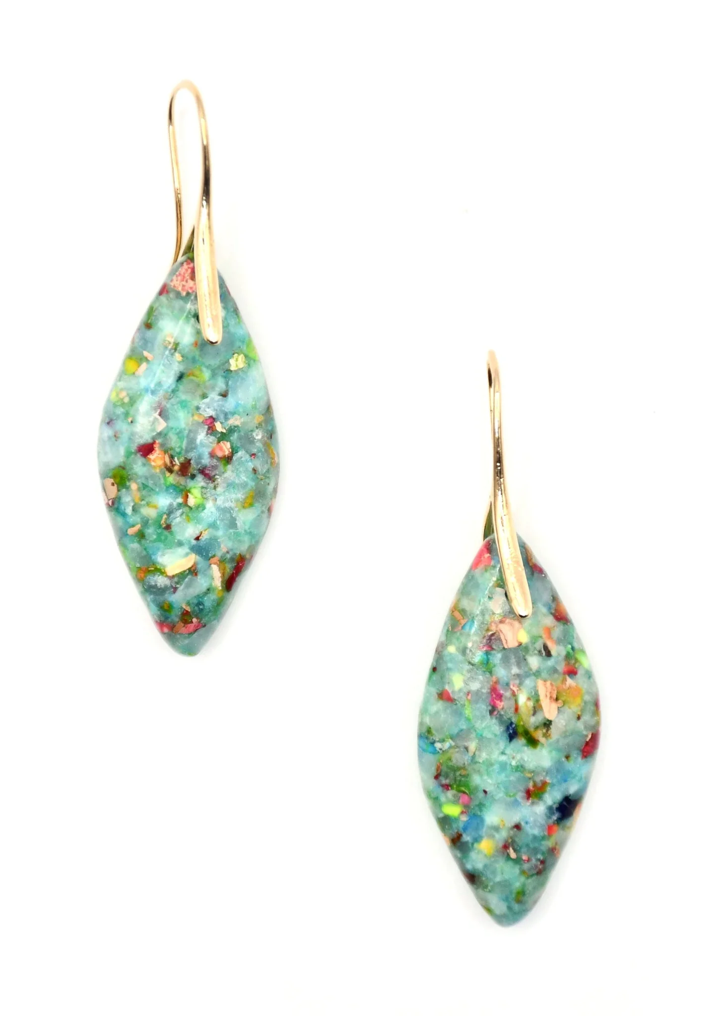Turquoise Imperial Jasper Earrings