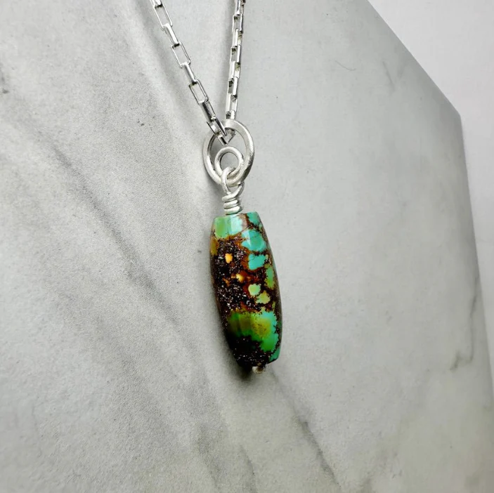 Turquoise Pendulum Necklace - Image 2