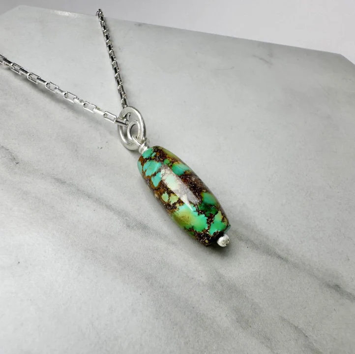 Turquoise Pendulum Necklace - Image 3