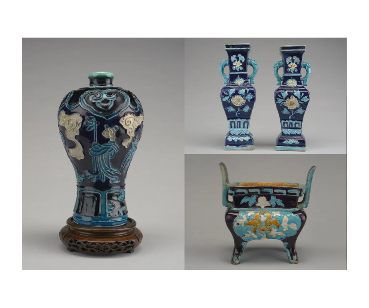 Vases and Incense Burner Postcard