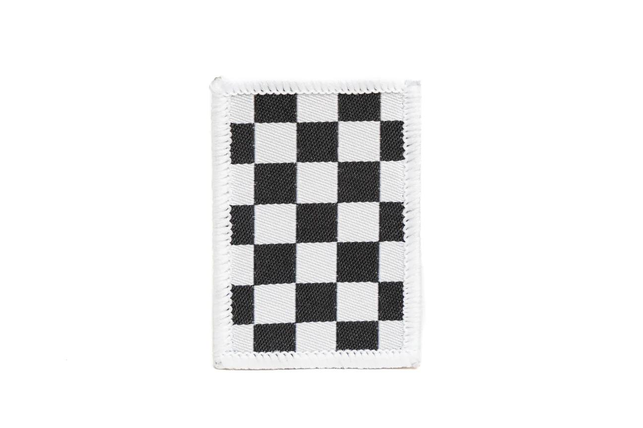 Velcro Label - Checkered