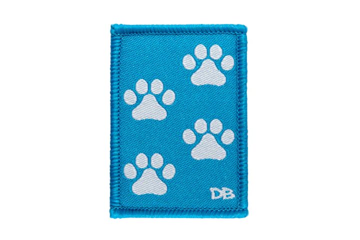 Velcro Label - Paw Prints