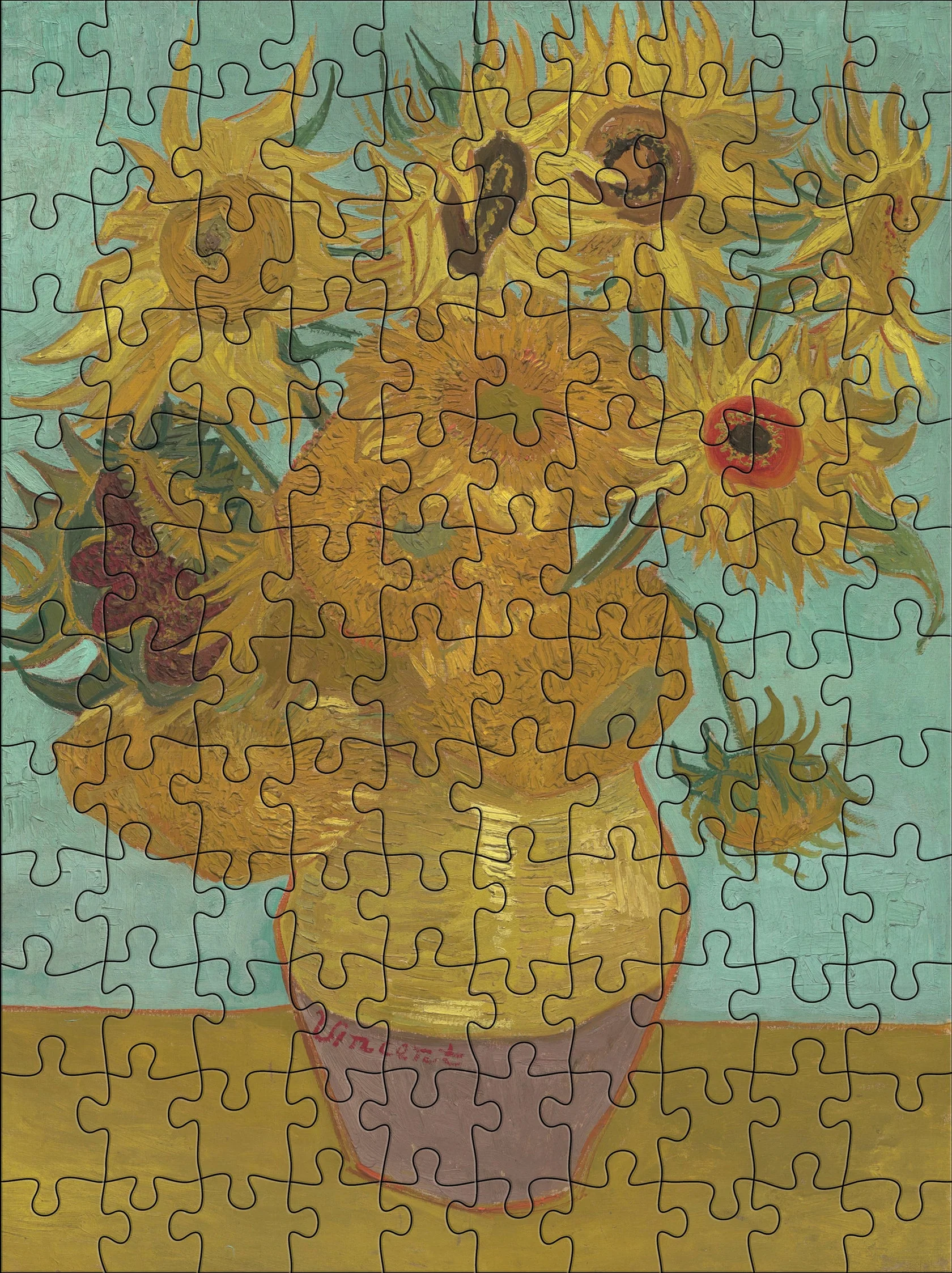 Vincent van Gogh 120-Piece Double-Sided Jigsaw Puzzle - Image 4