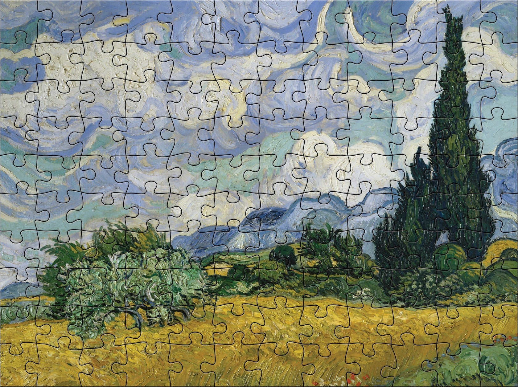 Vincent van Gogh 120-Piece Double-Sided Jigsaw Puzzle - Image 5