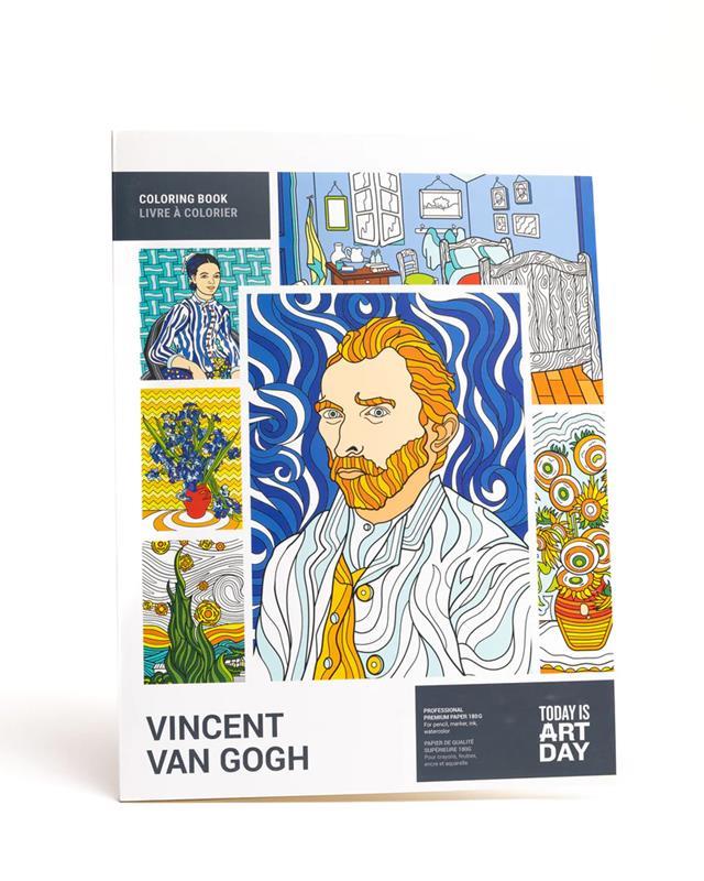 Vincent Van Gogh Coloring Book
