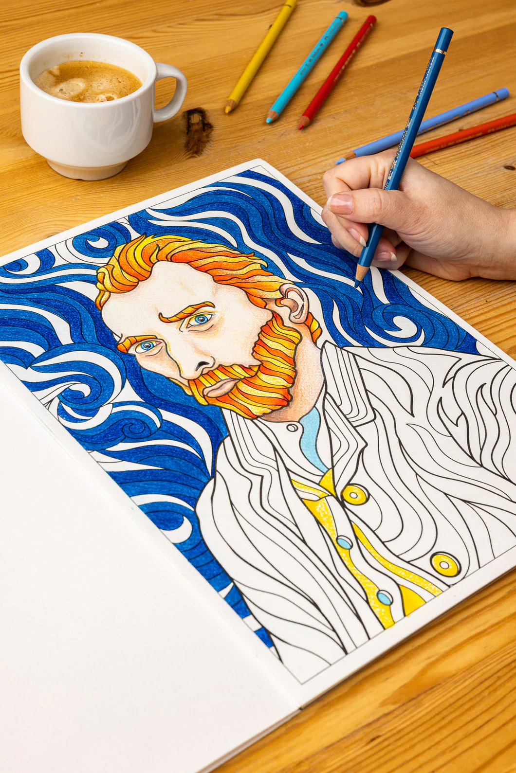 Vincent Van Gogh Coloring Book - Image 4