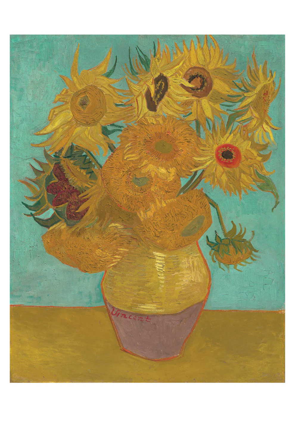 Vincent Van Gogh: Sunflowers Small Boxed Cards - Image 2