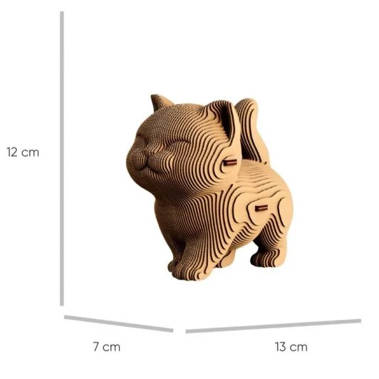 Walking Kitten Cardboard Puzzle - Image 2
