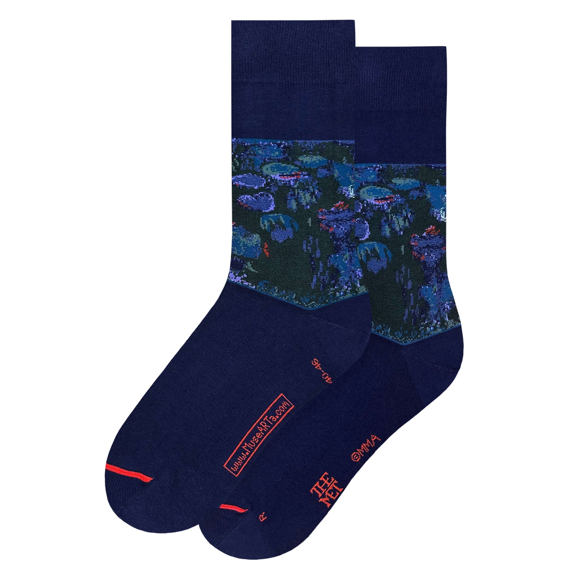 Water Lilies by Monet Socks