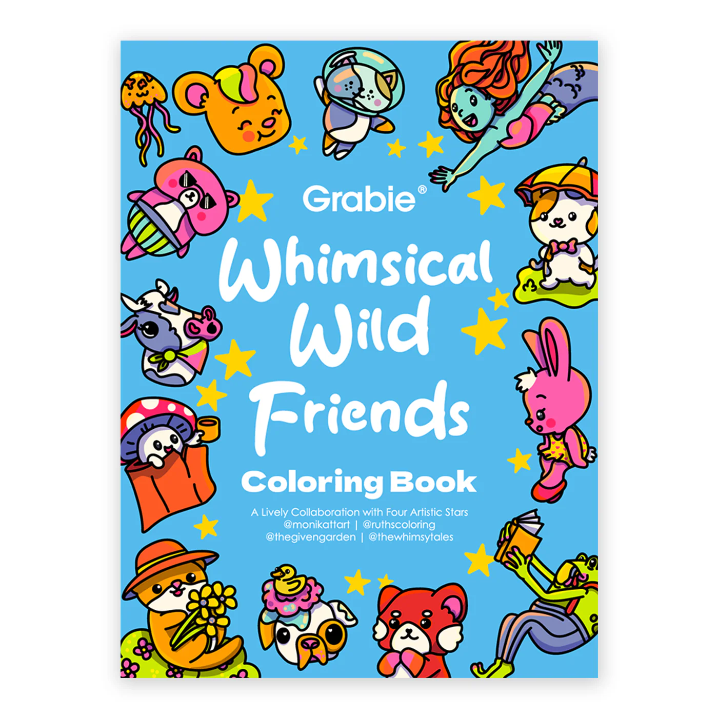 Whimsical Wild Friends Coloring Book