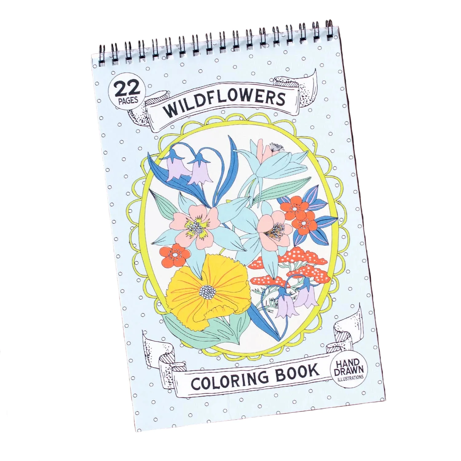 Wildflowers Premium Coloring Book