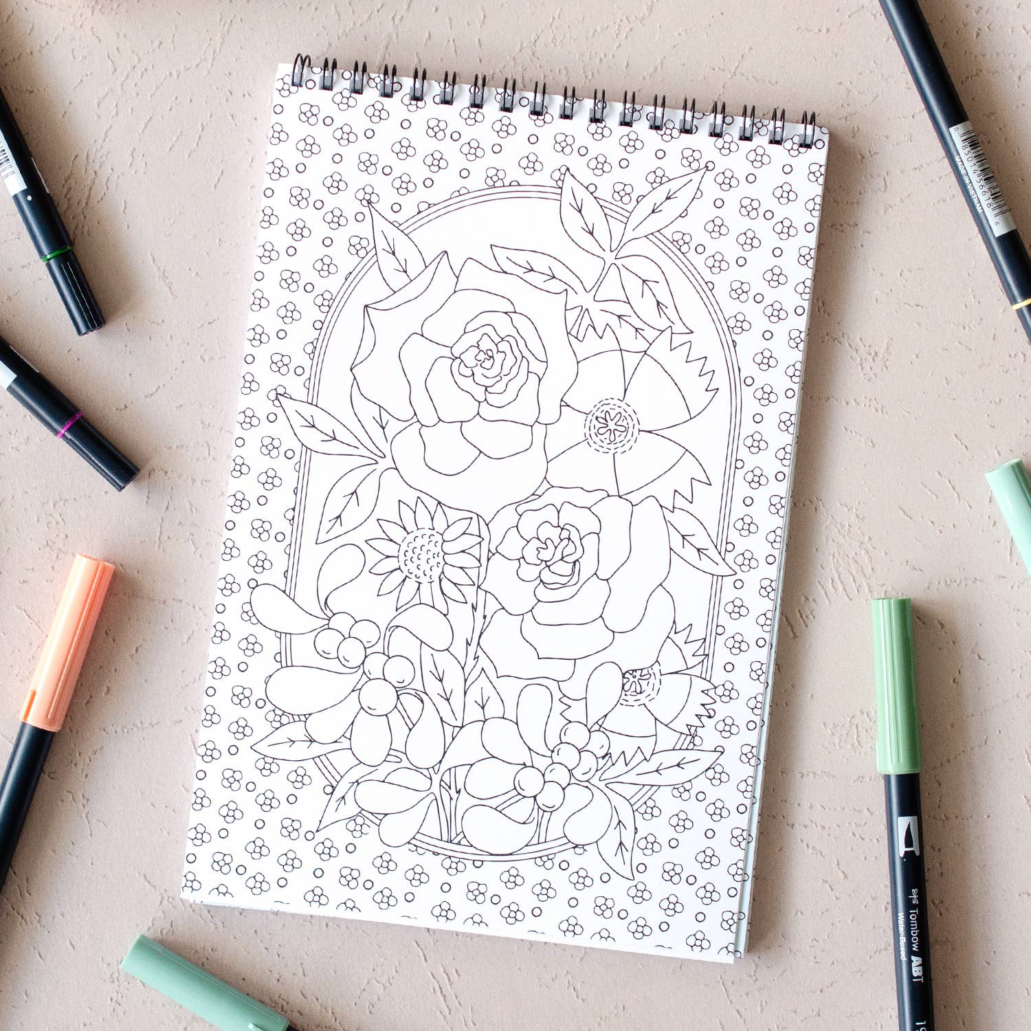 Wildflowers Premium Coloring Book - Image 4