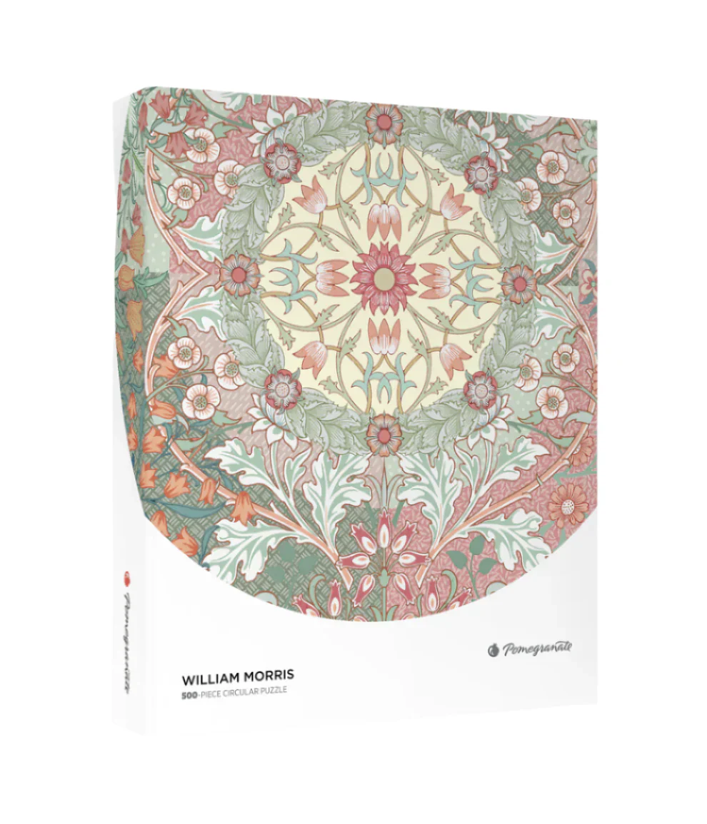 William Morris 500-Piece Circular Jigsaw Puzzle
