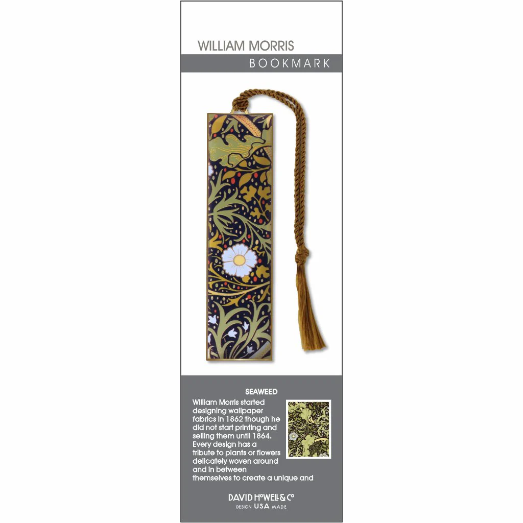 William Morris Seaweed Metal Bookmark - Image 2