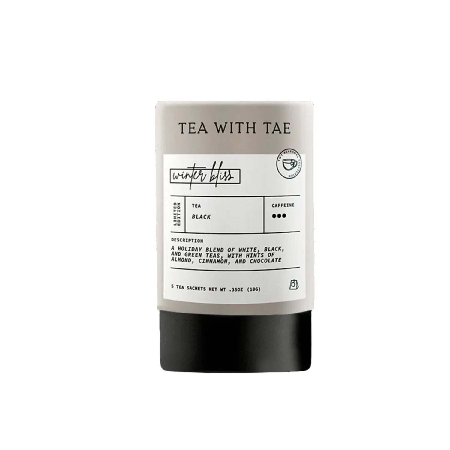 Winter Bliss Holiday Mini Tube Gift (5 tea bags)